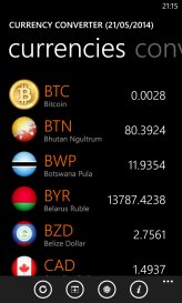 Currency Converter WP screenshot